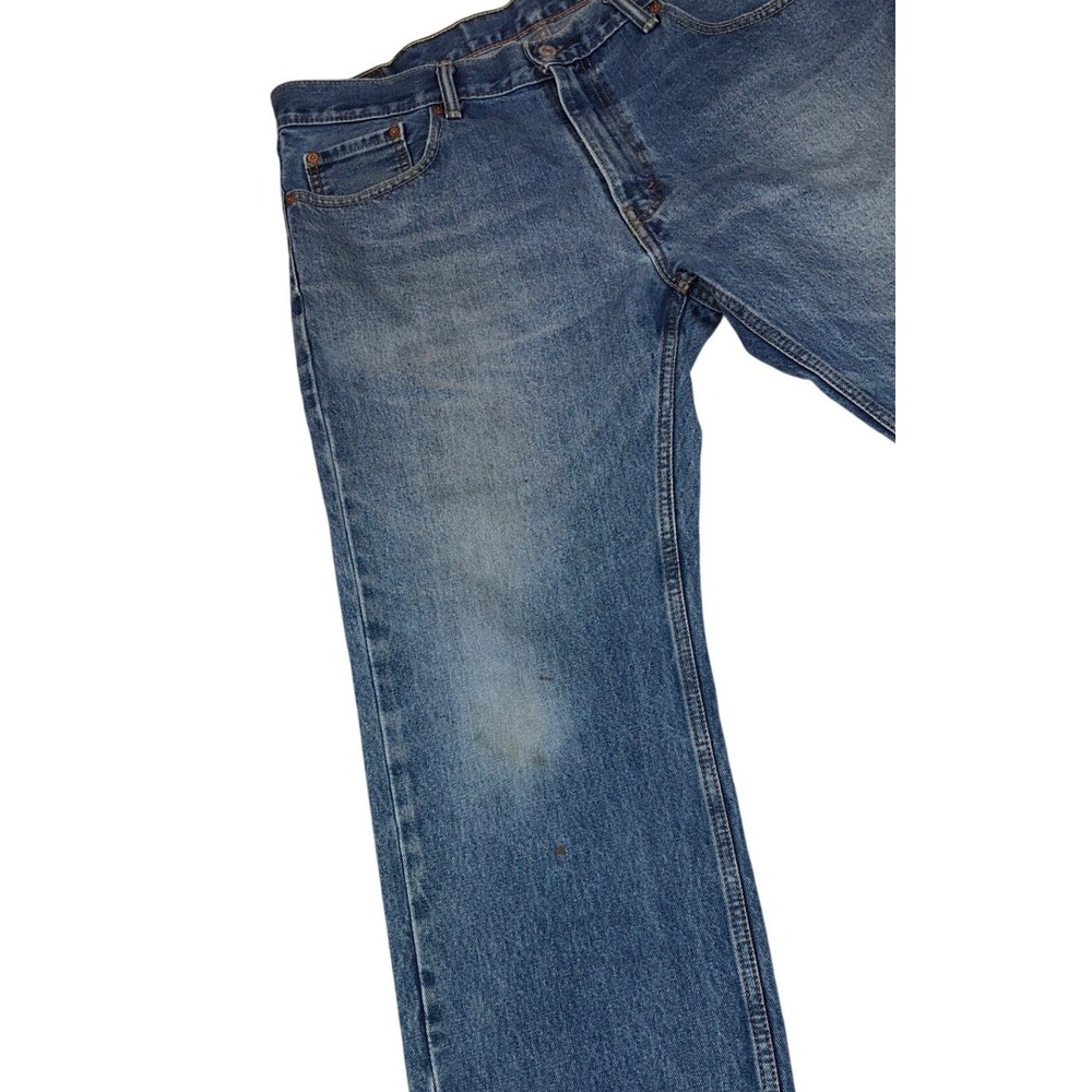 Levis 559 Relaxed Straight Jeans Mens 38x30‎ Medium Wash Blue Denim Y2K Rugged - Picture 6 of 11